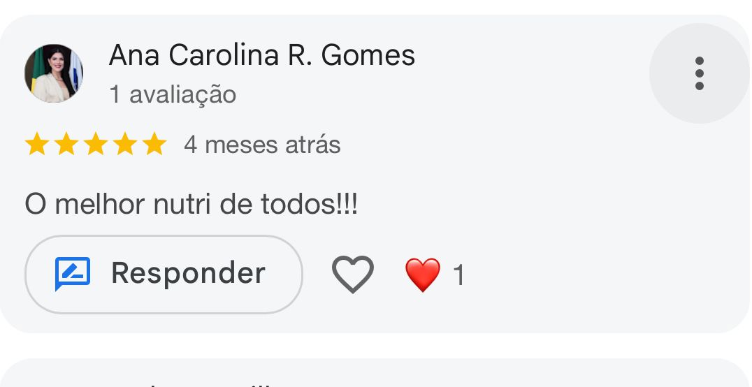 Avaliações de pacientes