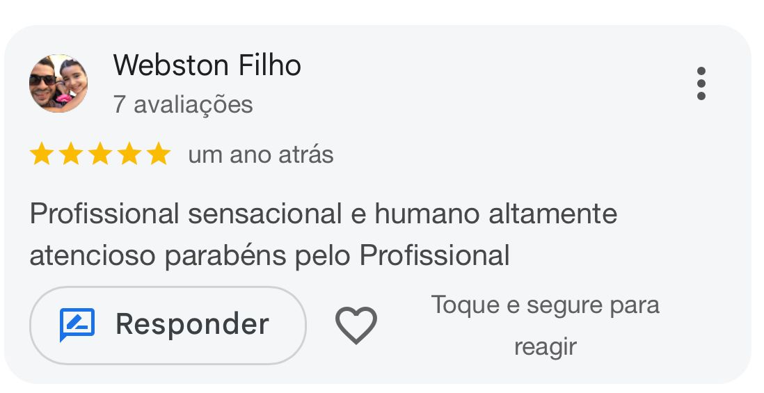 Avaliações de pacientes