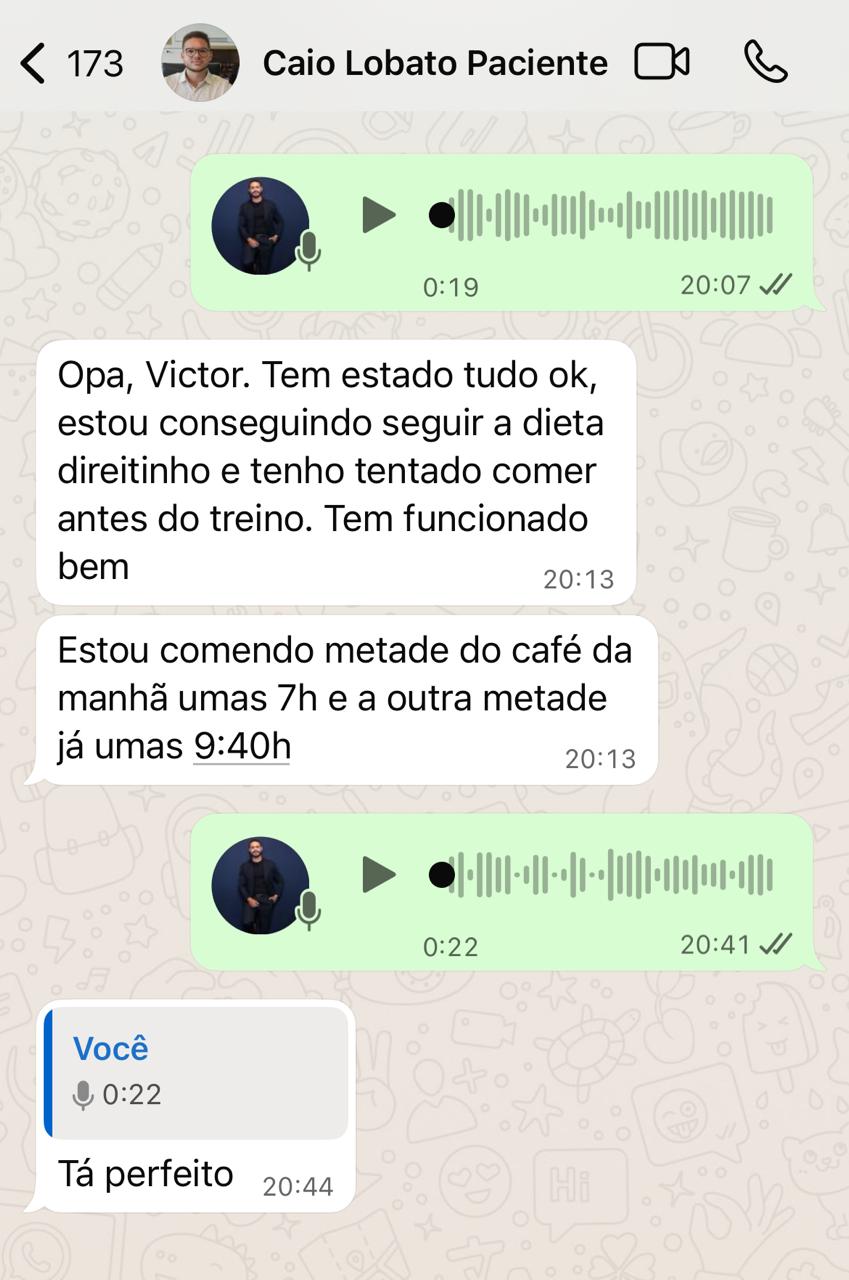 Suporte Online - paciente 3